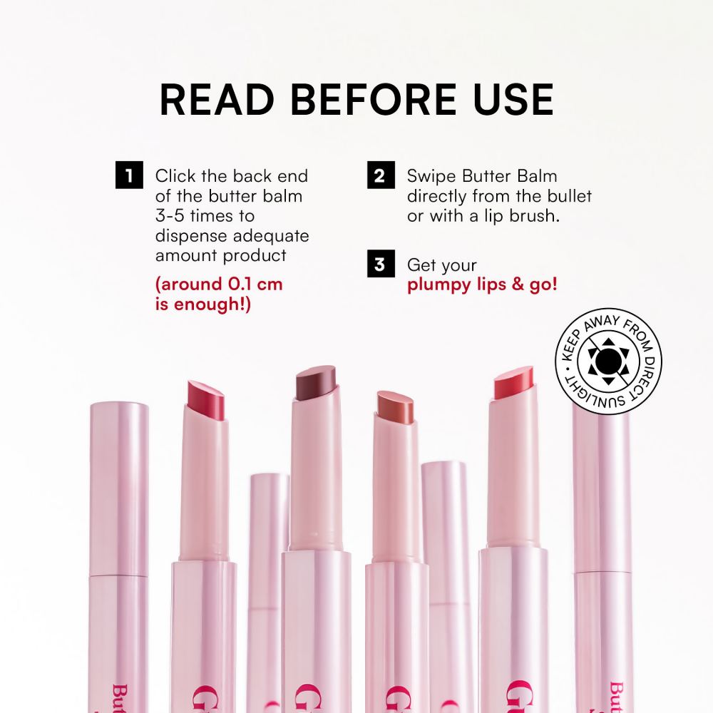 Gush Beauty Hybrid Gloss Butter Balm High Shine & Hydrating - Universal Warm Berry | Grocsy