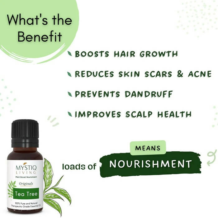 Mystiq Living Originals Tea Tree Essential Oil | Grocsy