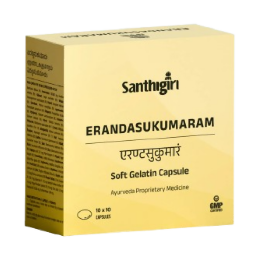 Santhigiri Erandasukumaram Soft Gel Capsules | Grocsy
