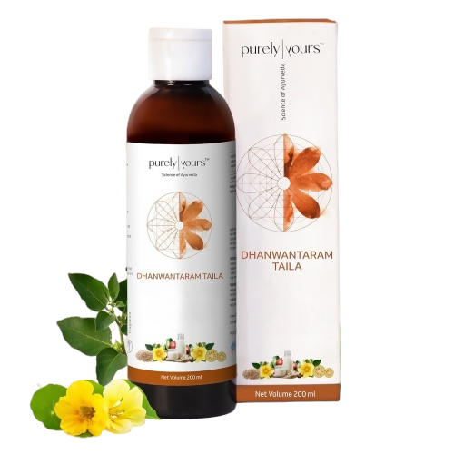 Purely Yours Body Massage Oil Dhanwantaram Taila | Grocsy