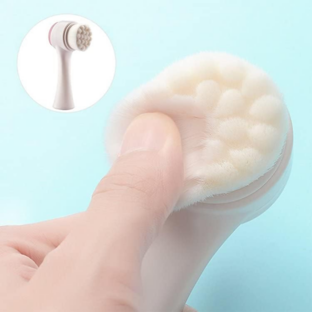 Bronson Professional 2 in 1 Silicone Facial Cleanser Brush Pore Exfoliation Massager | Grocsy
