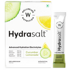 Wellbeing Nutrition Hydrasalt Electrolyte Drink Instant Hydration, Cucumber Lemonade | Grocsy