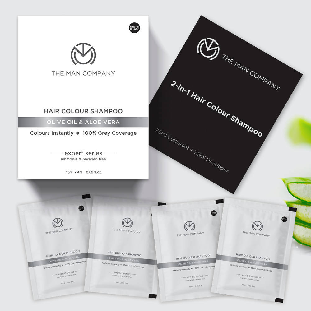 The Man Company Hair Color Shampoo | Grocsy