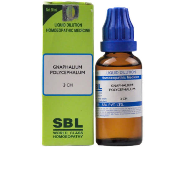 SBL Homeopathy Gnaphalium Polycephalum Dilution | Grocsy
