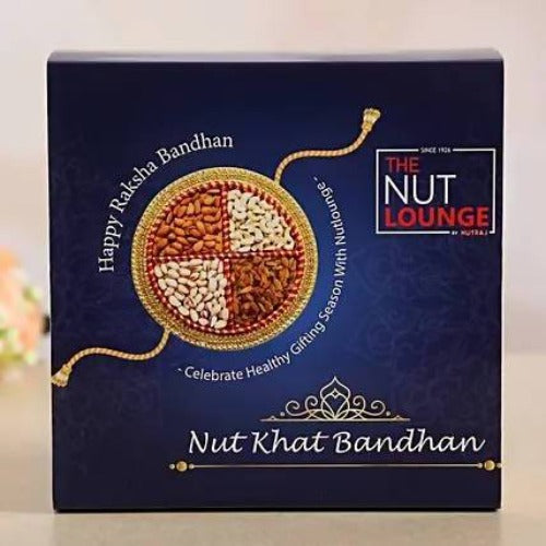 Fengshui Rakhi & Assorted Dry Fruits Jars | Grocsy