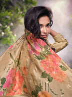 Anaita Chiku Embroidered Silk Stitched Plazo suit | Grocsy