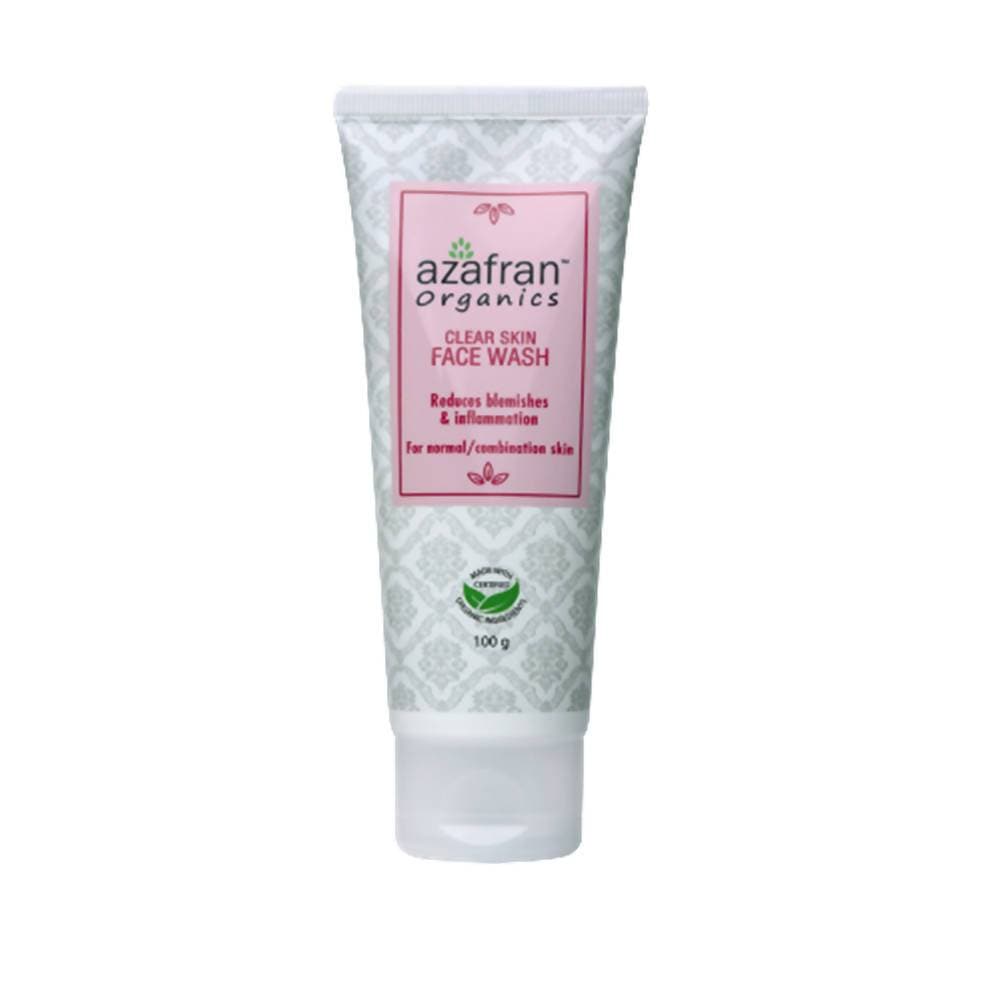 Azafran Organics Clear Skin Face Wash | Grocsy