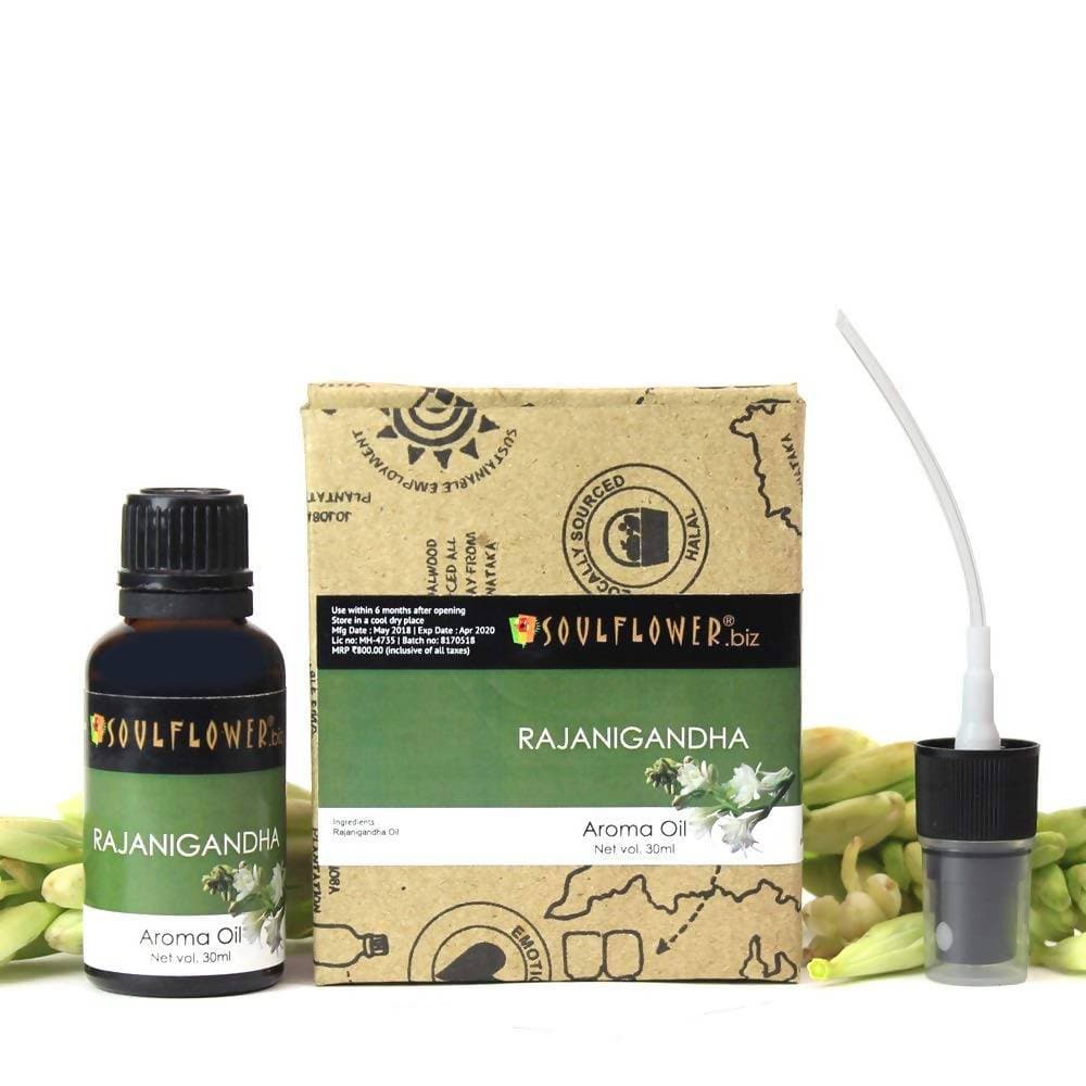 Soulflower Rajanigandha Aroma Oil | Grocsy
