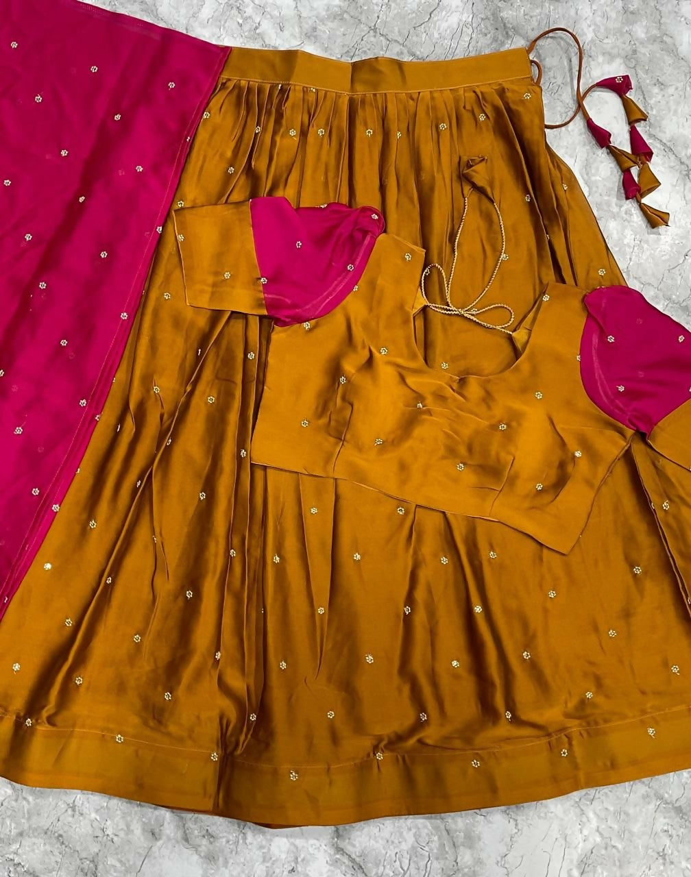Teeya Creation Womens New Trendy Festive Season Designer Lehenga Choli Set - Pink | Grocsy