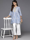 Ahalyaa Women's Traditional wear Tunic - Grey | Grocsy