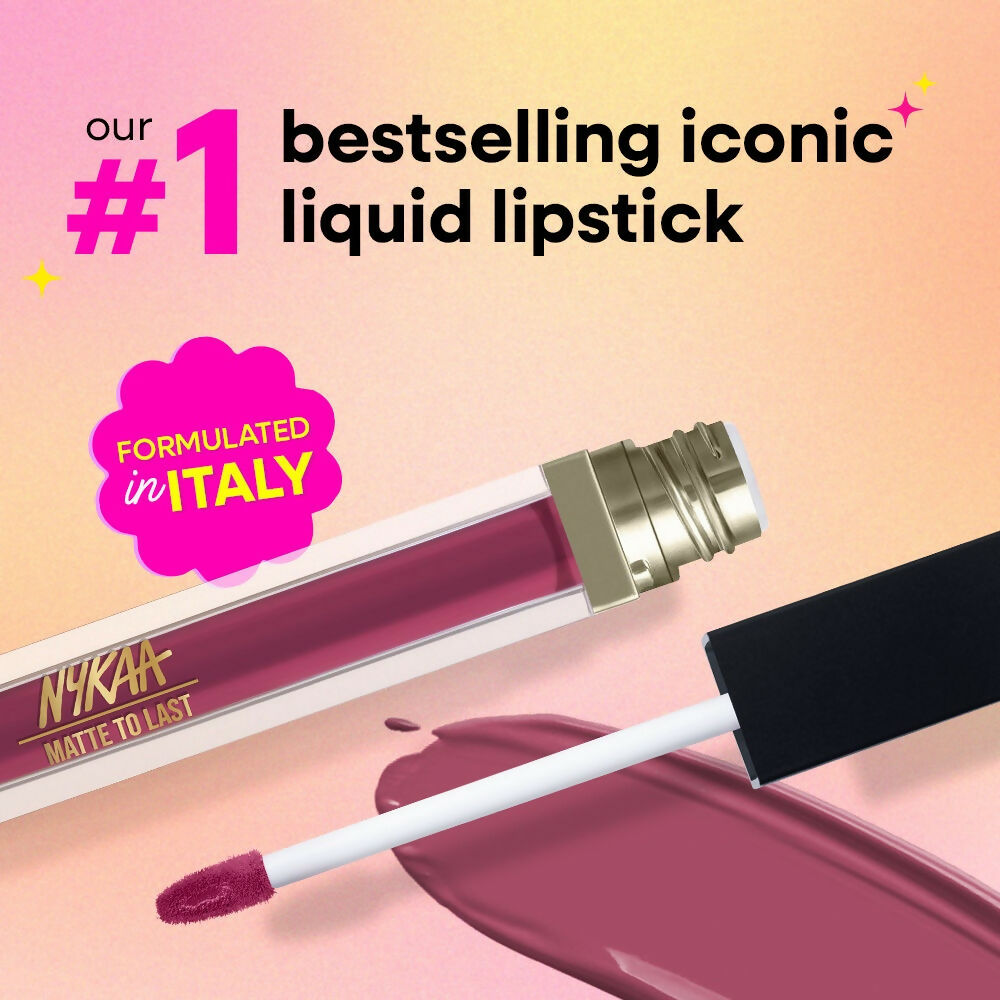 Nykaa Matte To Last ! Transferproof Liquid Lipstick - Boho-16 | Grocsy