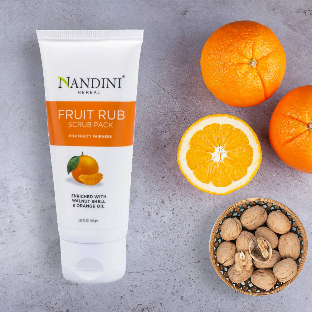 Nandini Herbal Fruit Rub Scrub | Grocsy