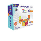 Kipa MagPlay 16 Magnetic Tiles and Blocks 16 pcs Starter Pack Building Educational Toys for Kids | Grocsy