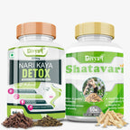 Divya Shree Nari Kaya Detox Capsule and Shatavari Capsule Combo | Grocsy