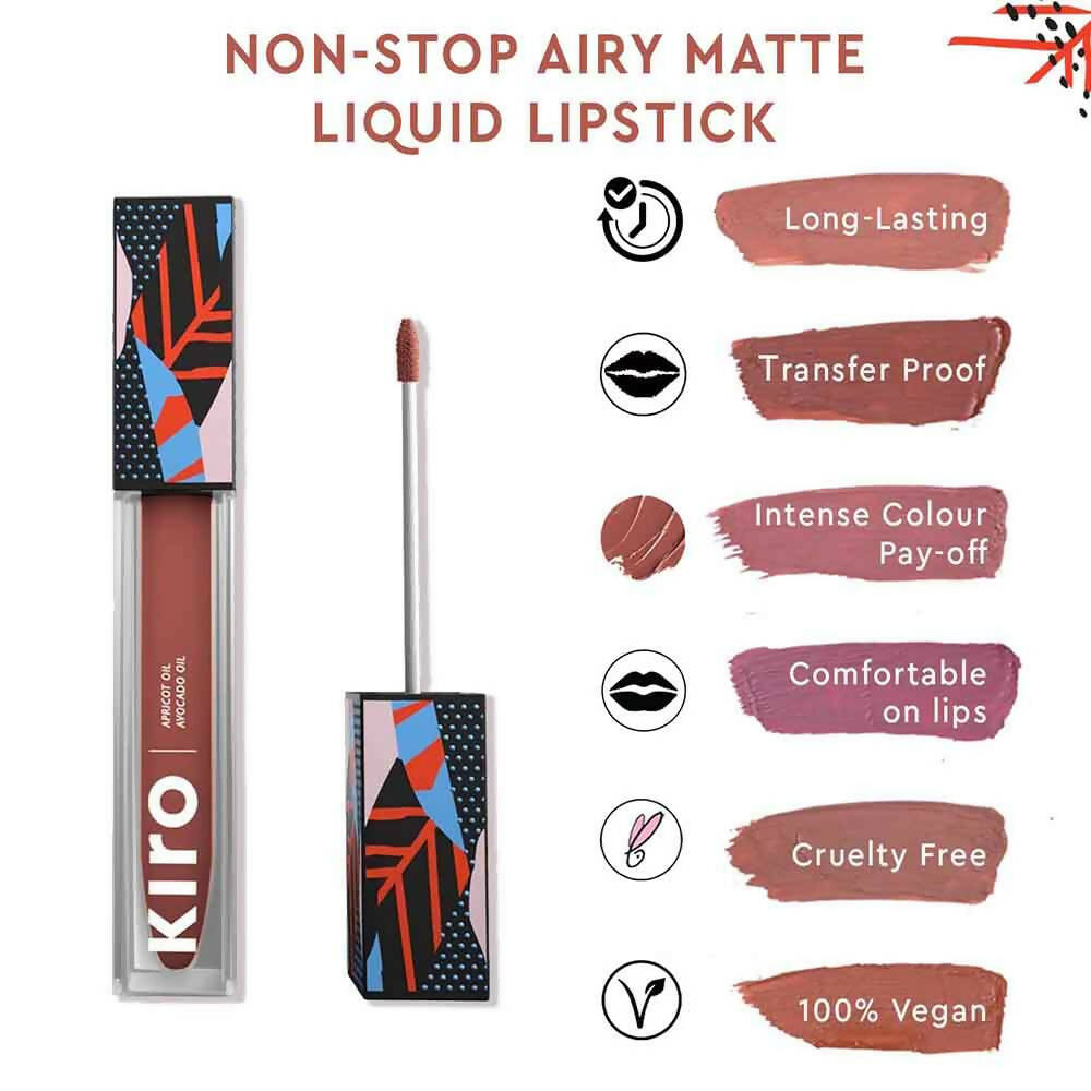 Kiro Airy Matte Liquid Lipstick - Cinnamon Nude | Grocsy