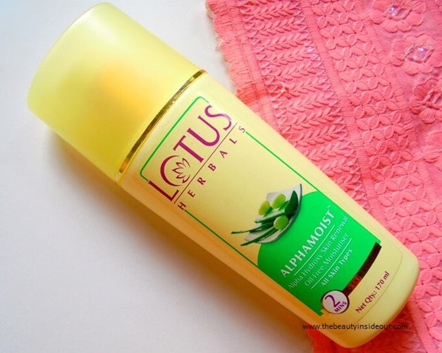 Lotus Herbal Alphamoist Alpha Hydroxy Skin Renewal Oil Free Moisturiser | Grocsy