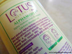 Lotus Herbal Alphamoist Alpha Hydroxy Skin Renewal Oil Free Moisturiser | Grocsy