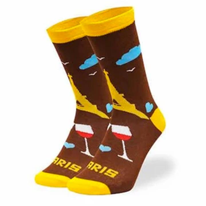 Socksoho Luxury Men Socks Love in Paris Edition | Grocsy