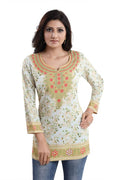 Snehal Creations Adorable Amaze Printed Short Kurti Tunic Top | Grocsy