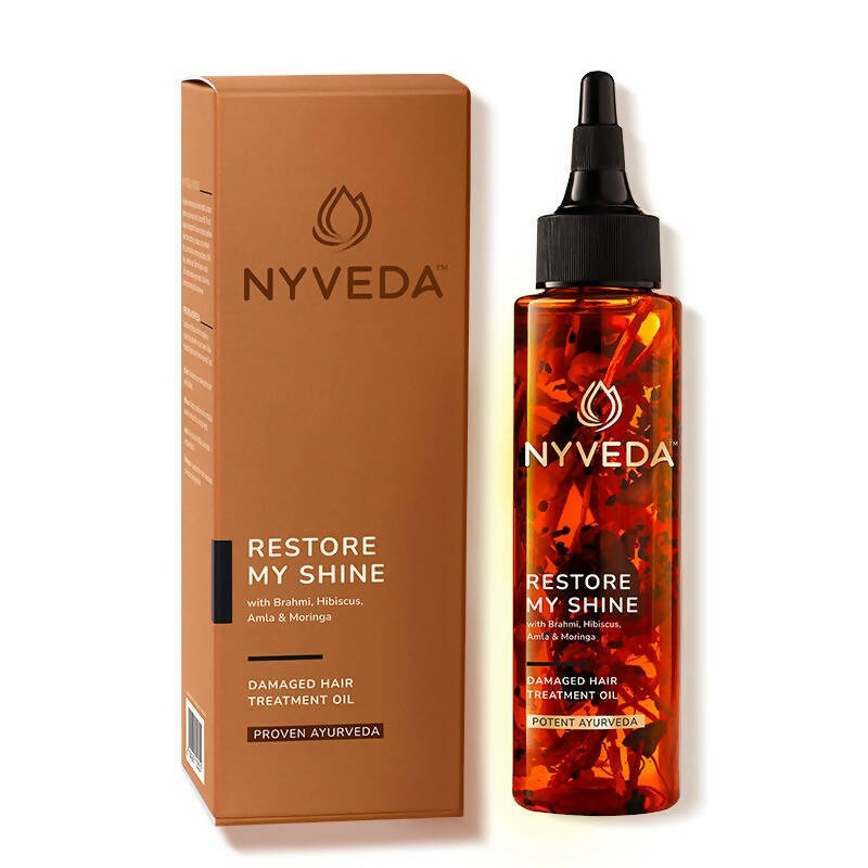 Nyveda Damaged Hair Treatment Oil | Restore My Shine | Grocsy