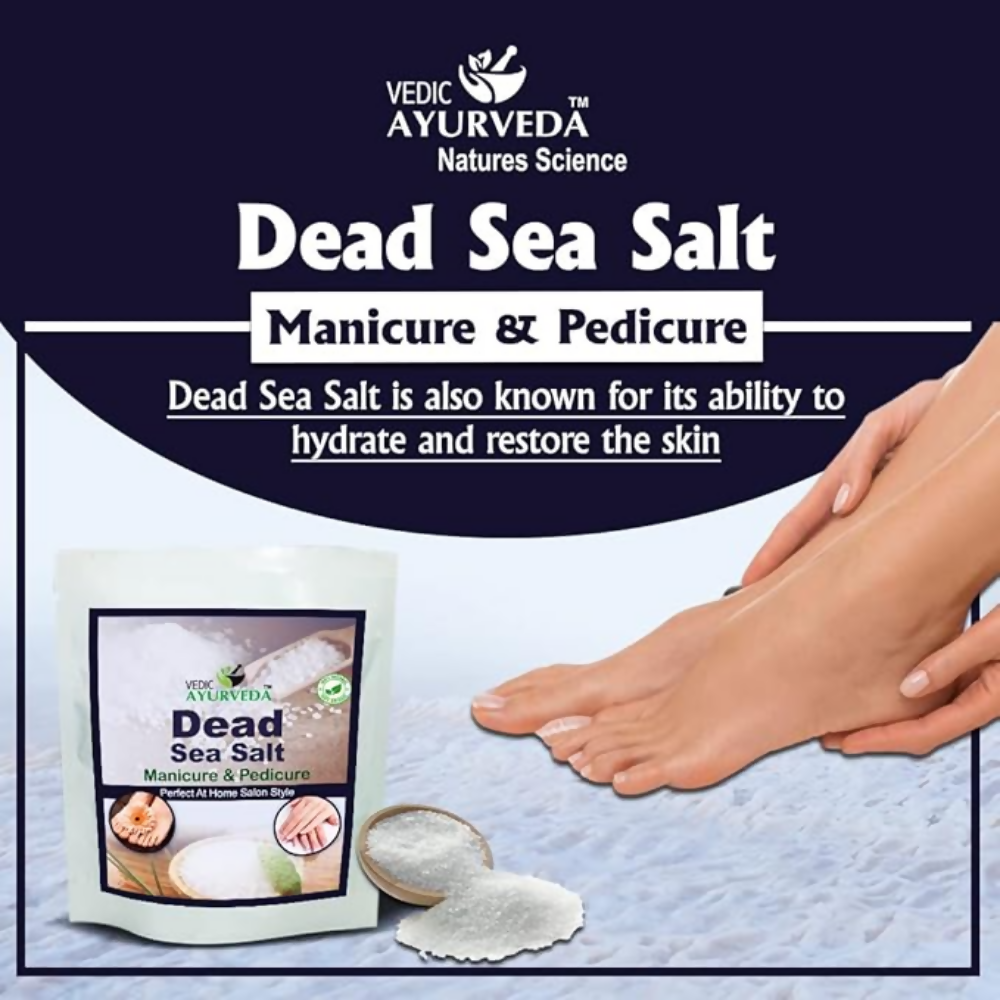 VedicAyurveda Dead Sea Salt Manicure & Pedicure kit | Grocsy