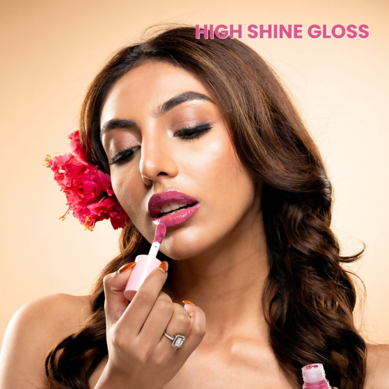 The Skin Diet Company Lip Barrier Tint High Shine Gloss Oil - Desert Rose | Grocsy