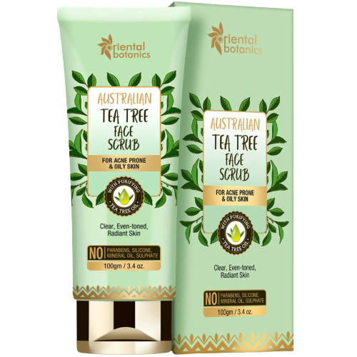 Oriental Botanics Australian Tea Tree Face Scrub | Grocsy