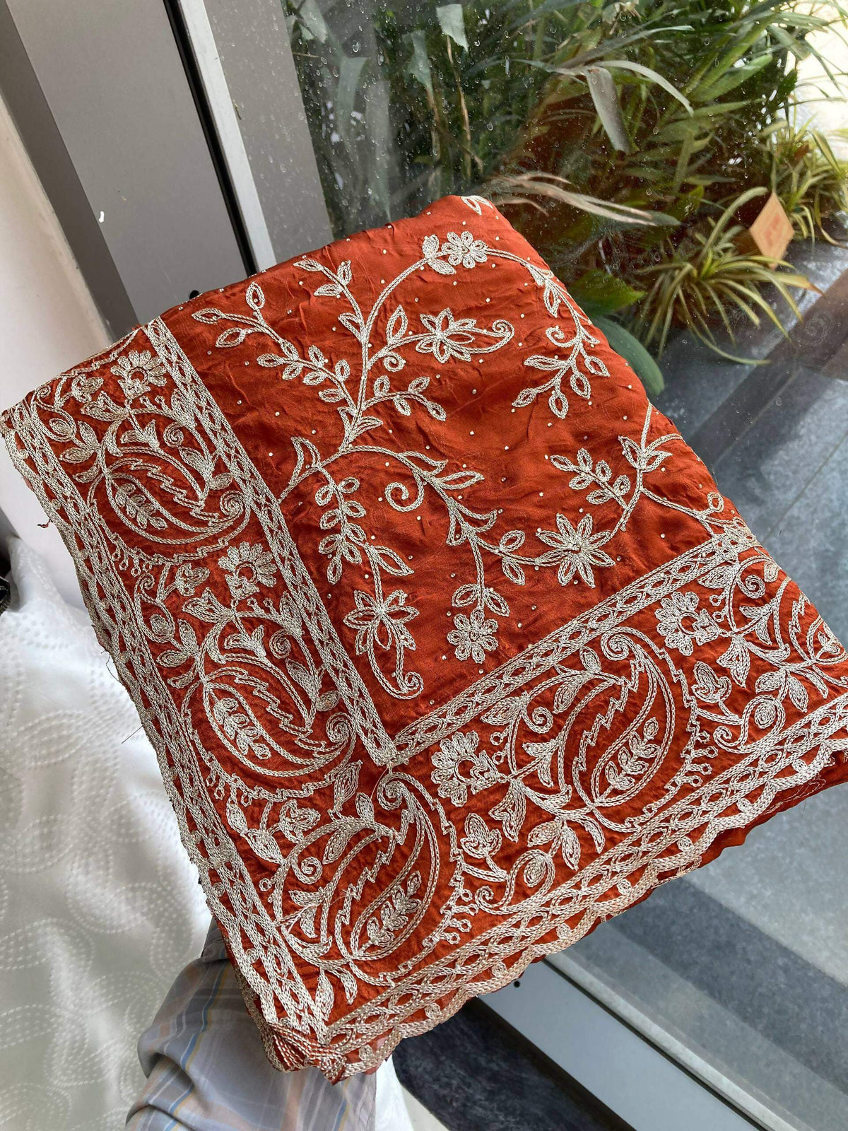 Teeya Creation New Trendy Party Wear Soft Silk Saree-Orange | Grocsy