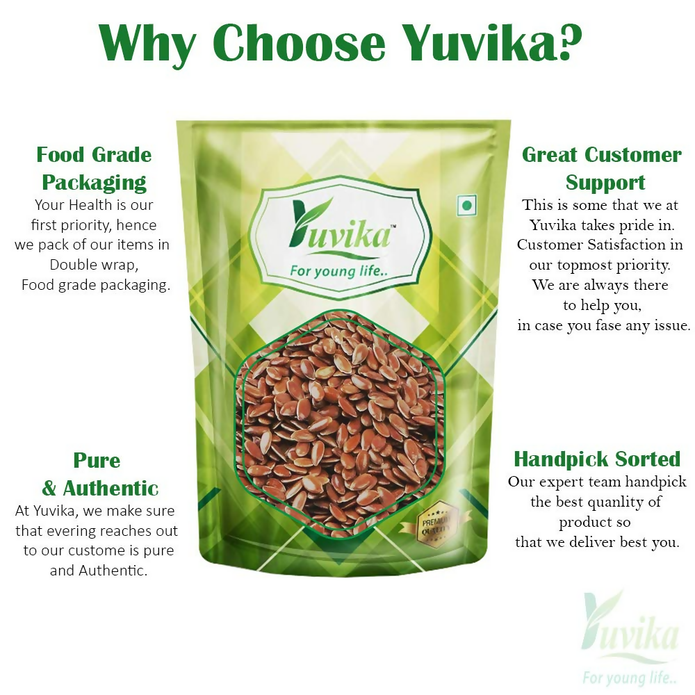 Yuvika Flax Seed - Alsi - Linum Usitatissimum | Grocsy