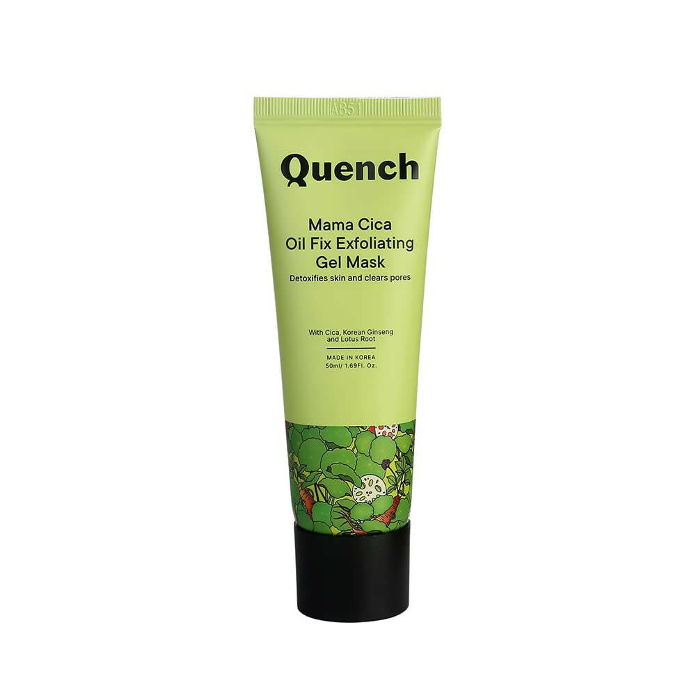 Quench Botanics Mama Cica Oil Fix Exfoliating Gel Mask - Korean Skincare | Grocsy