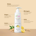 La Pink Lemon Ginger Shampoo With White Haldi | Grocsy