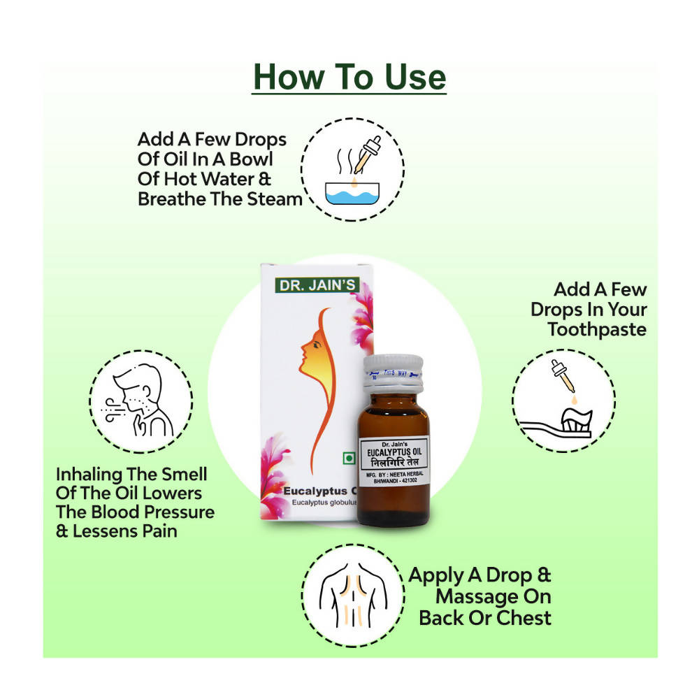 Dr. Jain's Eucalyptus Oil | Grocsy