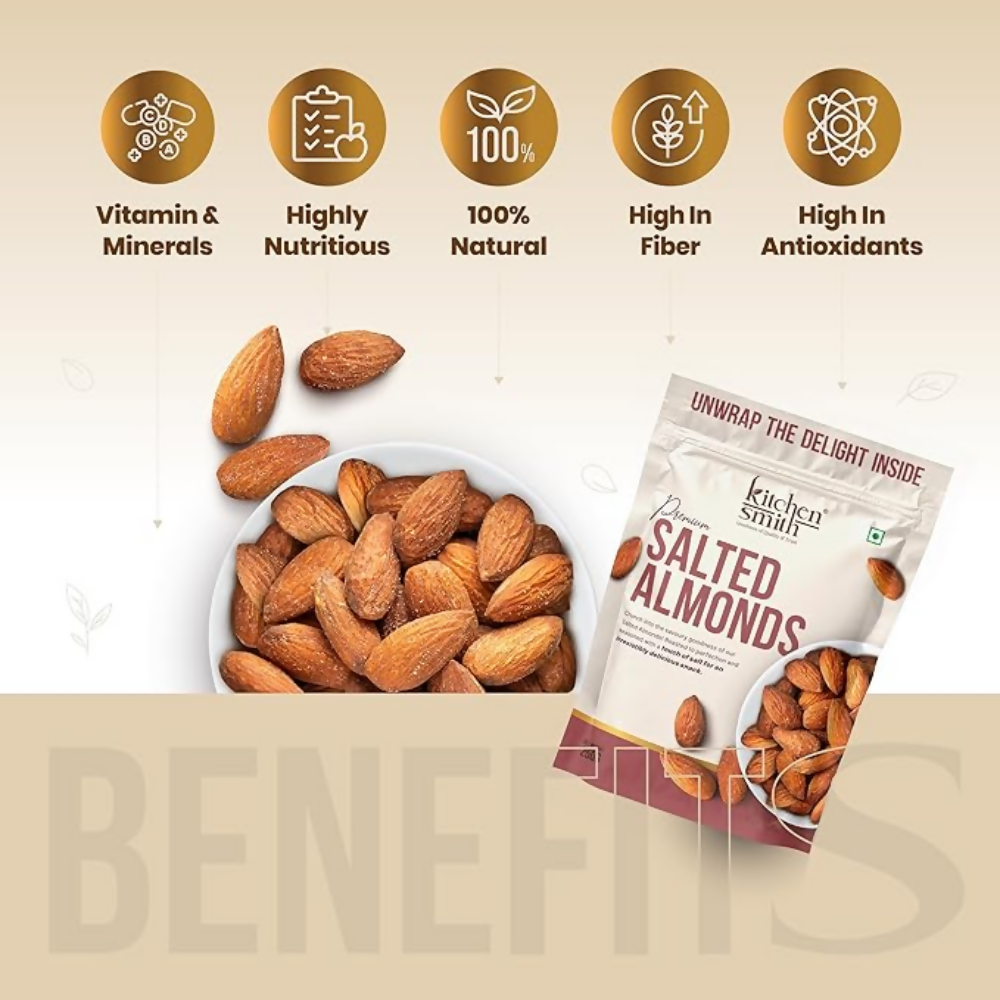 Kitchen Smith Jumbo Salted Almond | Grocsy