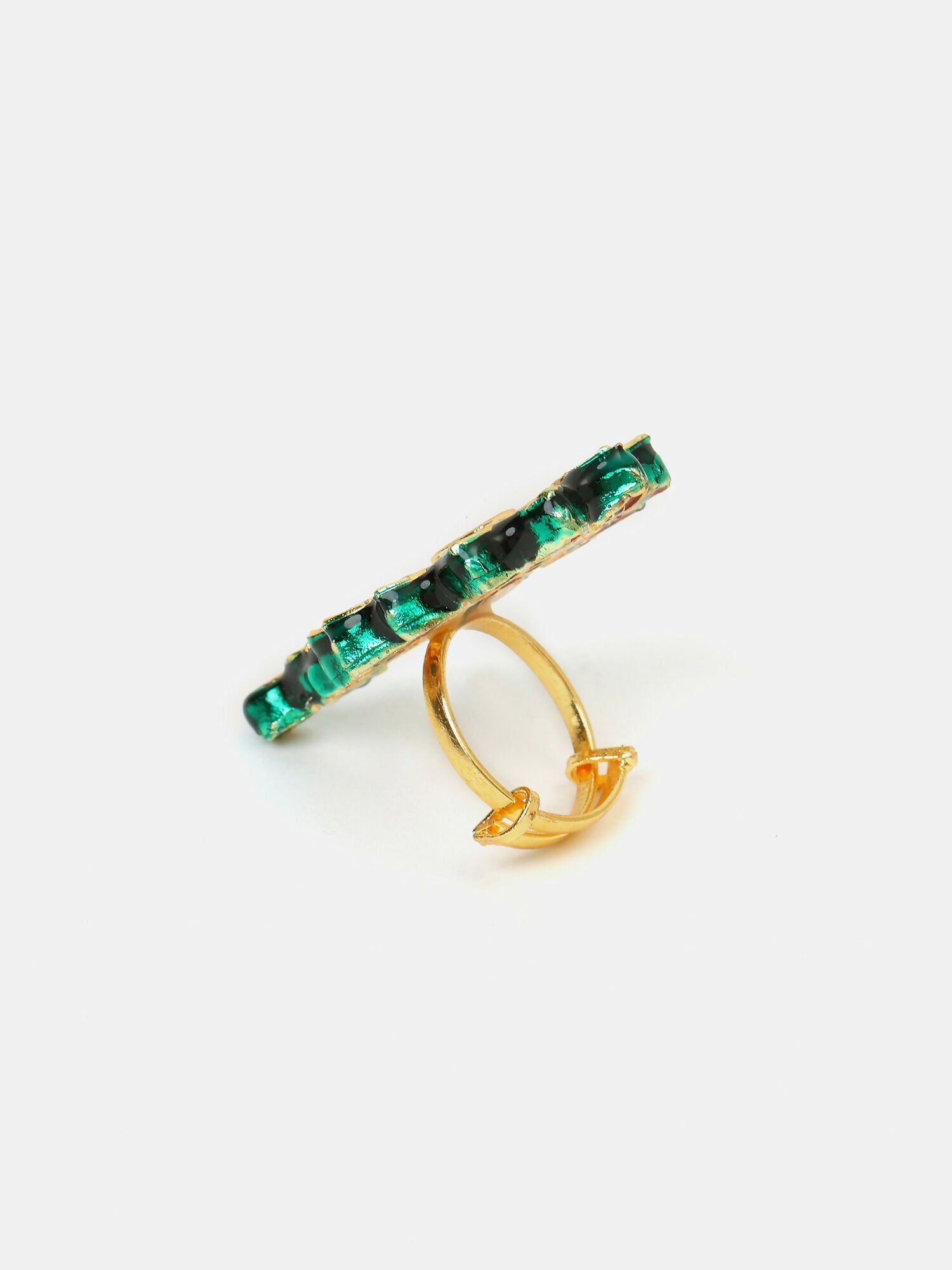 Ruby Raang Kundan Raaj Ring | Grocsy
