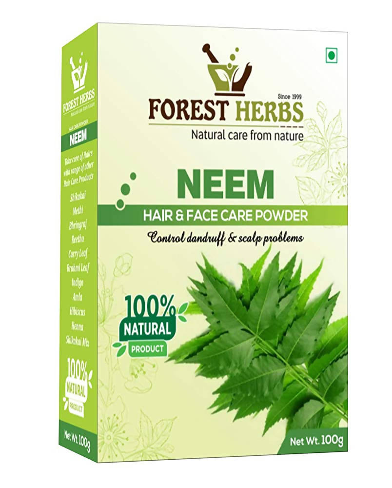 Forest Herbs Neem Hair & Face Care Powder | Grocsy
