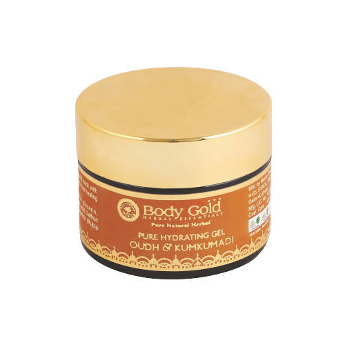 Body Gold Pure Hydrating Gel - Oudh & Kumkumadi | Grocsy