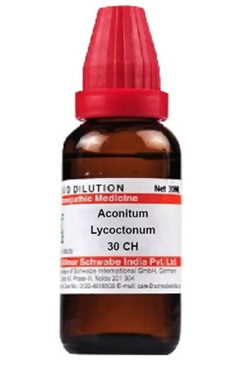 Dr. Willmar Schwabe India Aconitum Lycoctonum Dilution | Grocsy