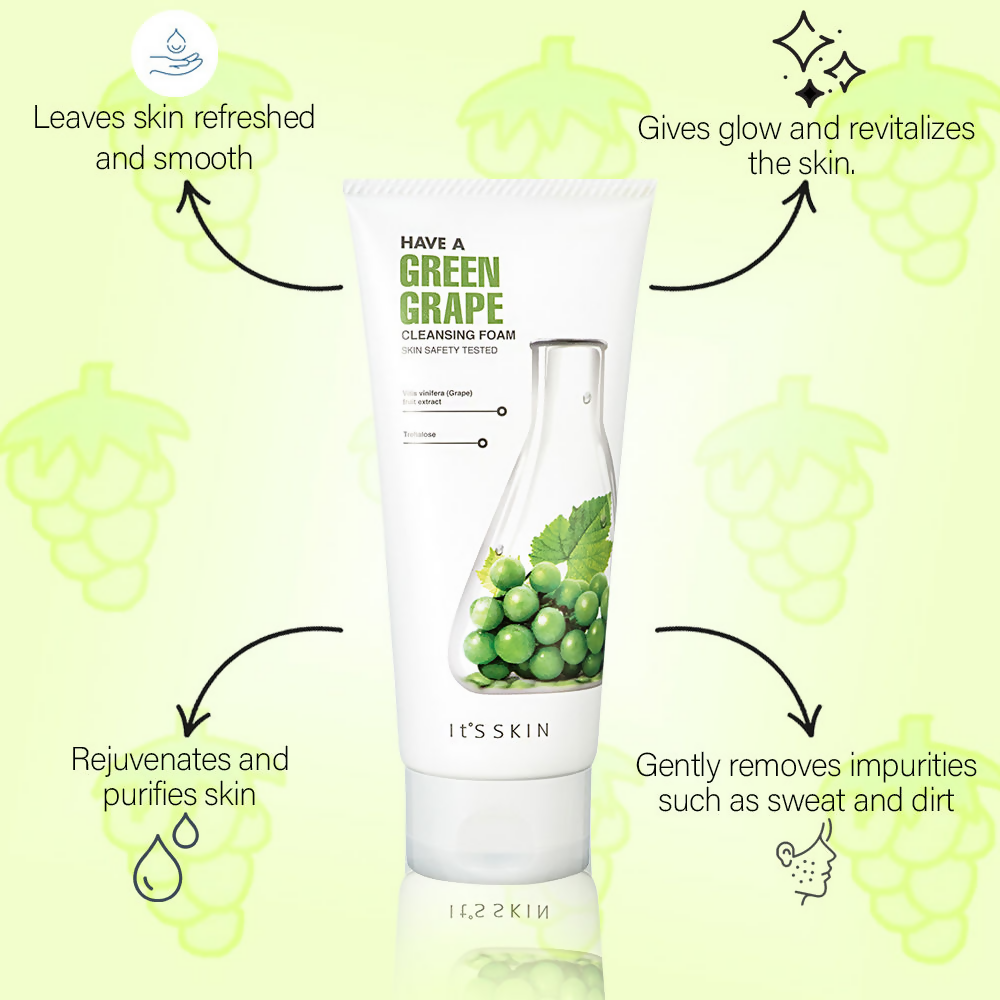 It's Skin Have A Green Grape Cleansing Foam | Grocsy