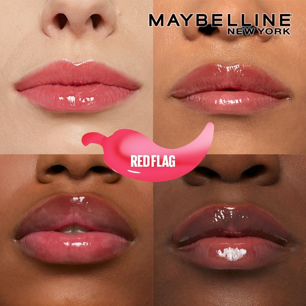 Maybelline New York Lifter Plump - Plumping Lip Gloss - Red Flag | Grocsy
