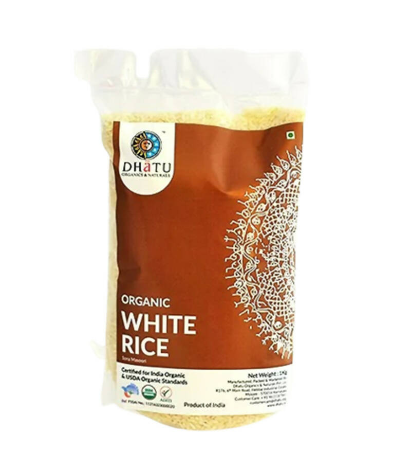 Dhatu Organics & Naturals White Rice – Sonamasoori | Grocsy