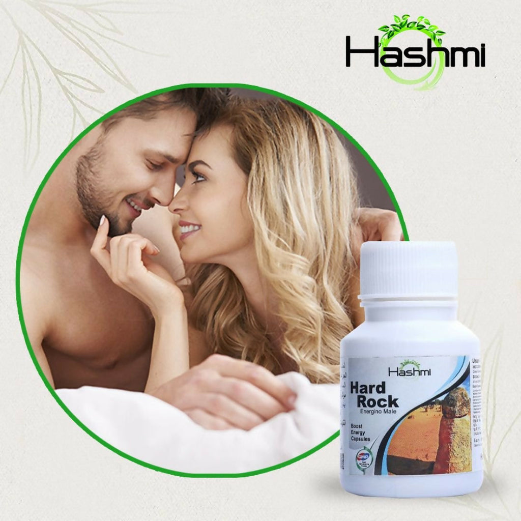 Hashmi Pharmacy Hard Rock Capsules are formulated with natural ingredients like Ashwagandha, Safed Musli, Gokshur, Gheekwar, and more. | Grocsy
