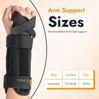 Orth-rem Adjustable Wrist & Forearm Brace with Removable Splint | Grocsy