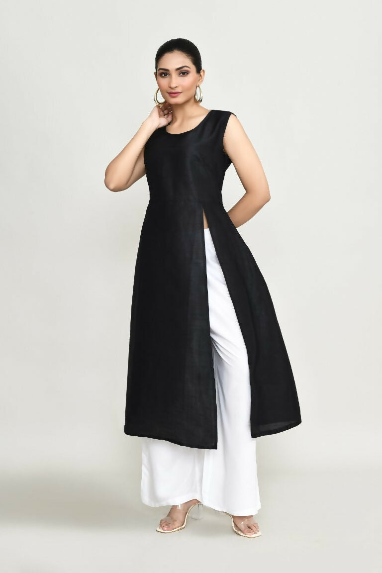 Joban Fashion Black Rayon Tunic | Grocsy