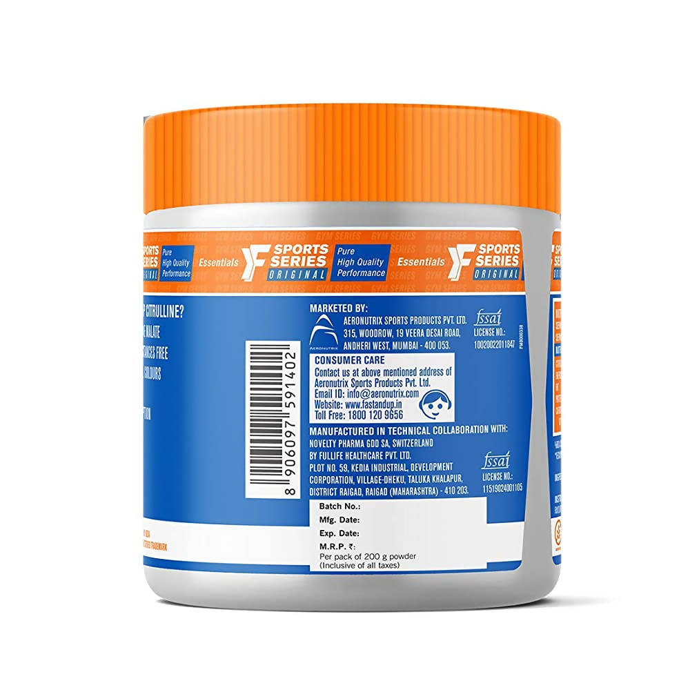 Fast&Up Citrulline Malate 2:1 Essentials | Grocsy