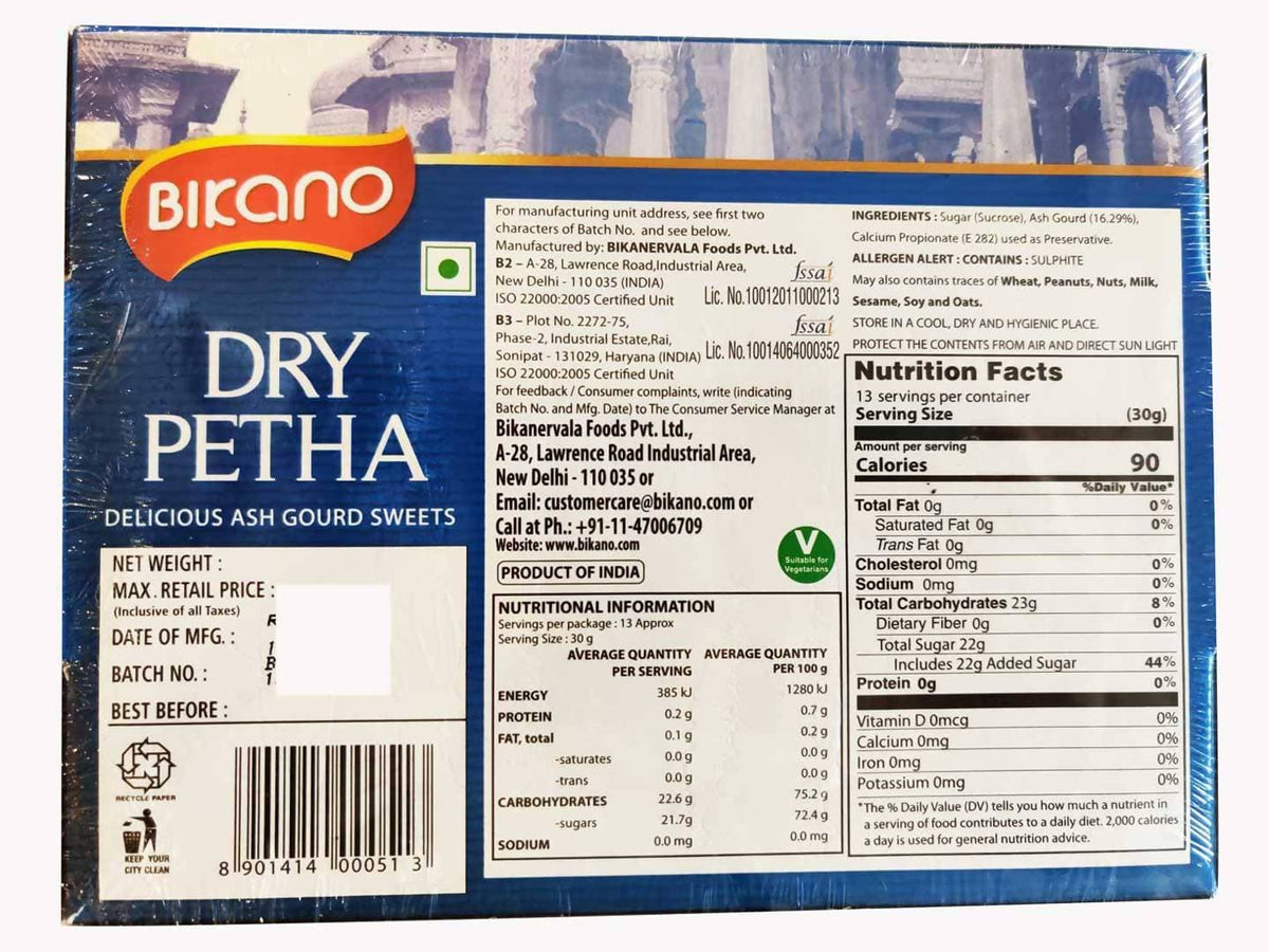 Bikano Dry Petha | Grocsy