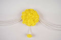 Kundan HandiKrafts Yellow Rose Bunch Thoranna | Grocsy