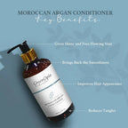 GreenOpia Naturals Moroccan Argan Oil Hair Conditioner | Grocsy