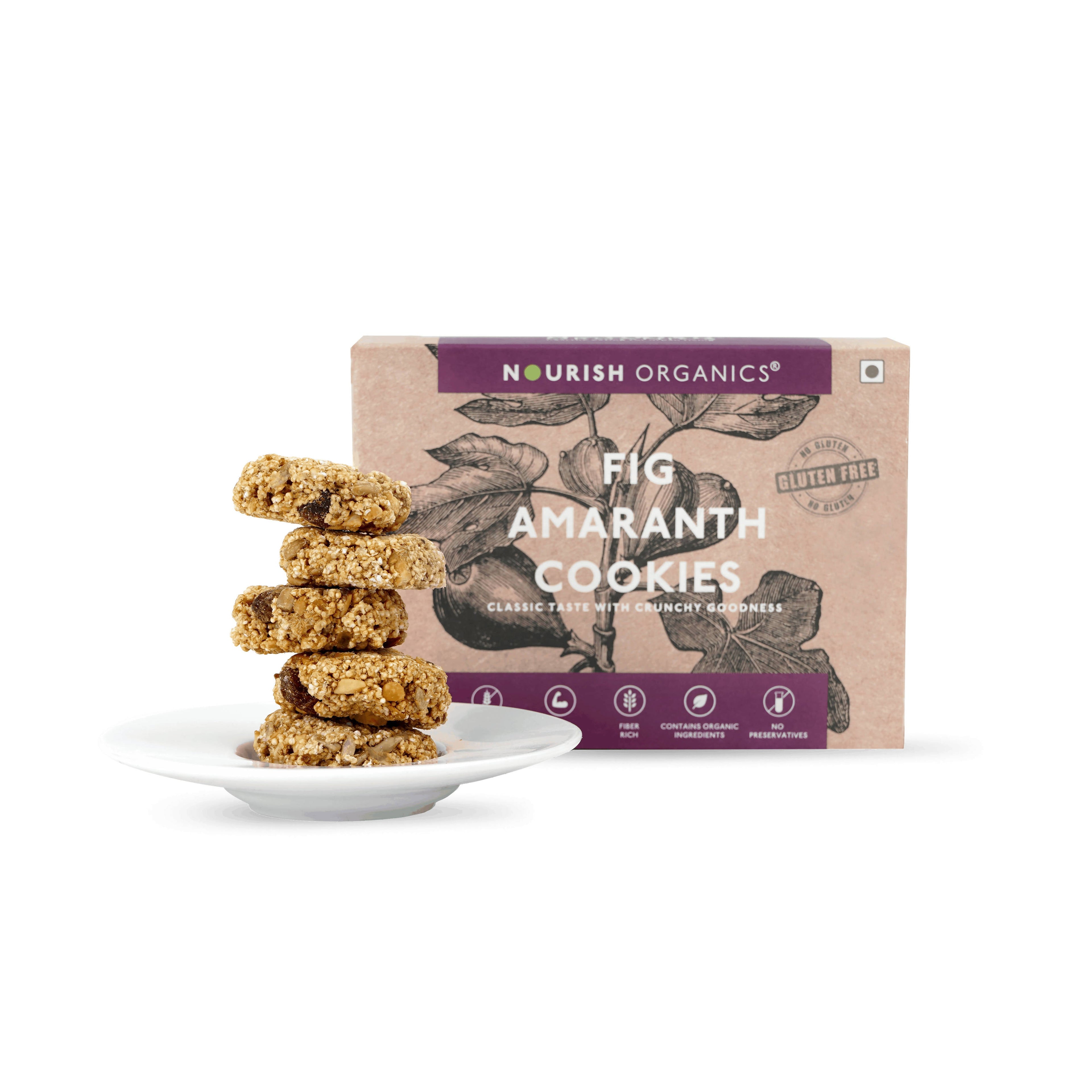 Nourish Organics Fig Amaranth Cookies | Grocsy
