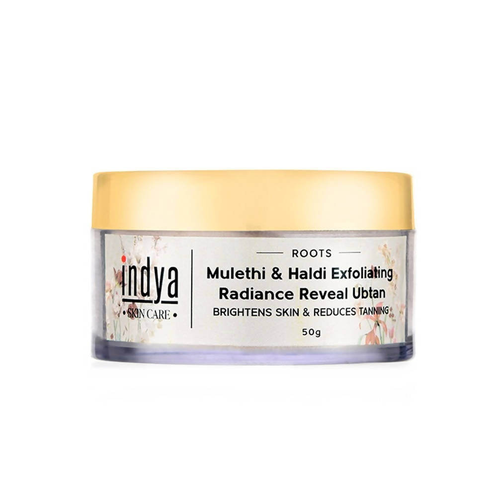 Indya Mulethi & Haldi Exfoliating Radiance Reveal Ubtan | Grocsy