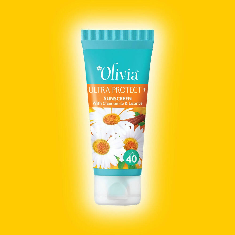 Olivia Ultra Protect Sunscreen With Chamomile & Licorice SPF 40 | Grocsy